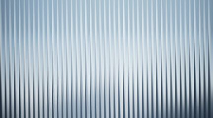 Fototapeta premium Abstract background with vertical ribbed texture and blue light