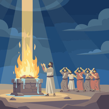 Elijah and the Prophets of Baal (1 Kings 18)