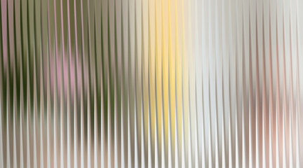 Fototapeta premium Blurred colorful background with vertical ribbed texture