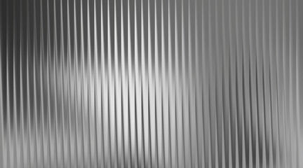 Fototapeta premium Monochrome abstract background with vertical ribbed texture
