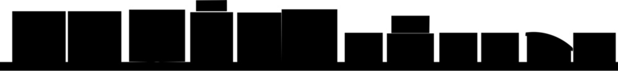 Obraz premium Abstract black and white bar chart design