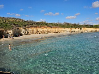 Baia dei Turchi, Salento, Apulien