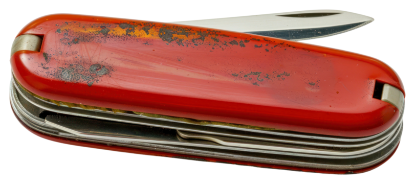 PNG Swiss army knife blade white background weaponry.