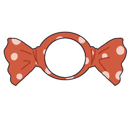 Red Polka dot candy Photo frame