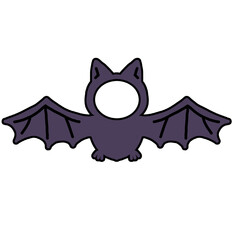 Editable Halloween Face Merge with Bat Costume