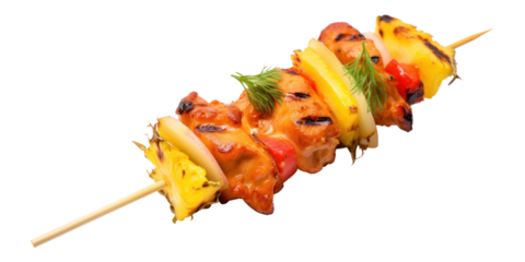 PNG Chicken barbeque skewer vegetable seafood