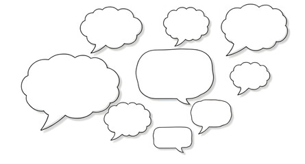 Obraz premium cute hand drawn speech bubble, kawaii speech bubble, baby speech bubble, kids chat bubble, playful speech bubble, fun cartoon bubble, smiling bubble, happy face bubble, emoji style bubble, sticker sty