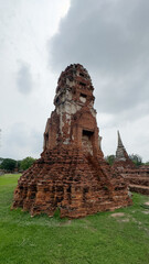 Wat Chaiwatthanaram in Ayutthaya, Thailand. Scenic ruins of the Buddhist temple in the ancient city.