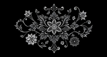 silver woven pattern, metallic textile art, floral embroidery texture, seamless decorative design, abstract luxury background, silver ornamental brocade, modern metallic floral art, fabric luxury text