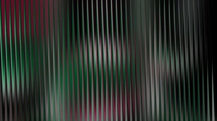 Fototapeta premium Abstract blurred vertical lines with dark green and red hues