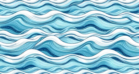 seamless wave pattern