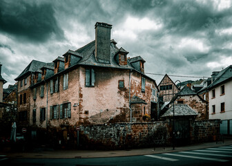 Obraz premium Small village in France