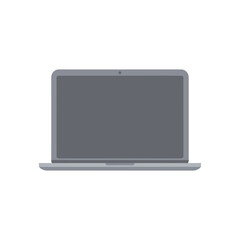 Sleek Gray Laptop Computer with Integrated Webcam Design