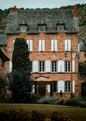 Naklejka premium Small village in France