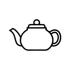 teapot icon. vector Simple design. vector illustration