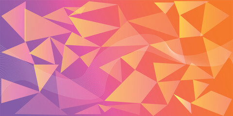 Multi triangle abstract background design