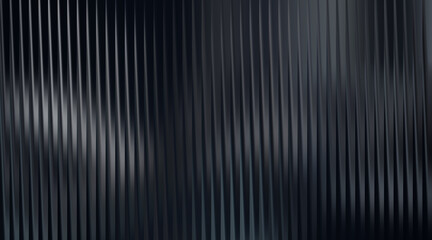 Fototapeta premium Abstract background with vertical ribbed texture, dark