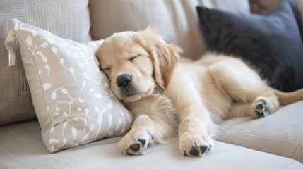 SleepingGoldenRetrieverPuppy