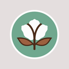 World Cotton Day vector illustration featuring cotton plants, bolls, flowers, eco-friendly farming, sustainable cotton, harvest baskets, and textile patterns in flat solid color style