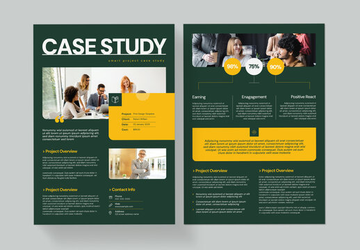 Case Study Flyer Template