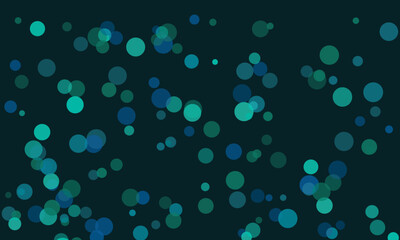 Abstract background with overlapping circles in shades of teal and blue
