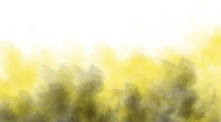Fotobehang Goud Geel Abstract yellow and black smoky wisps against a dark background  © MdMamunUr