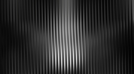 Obraz premium Abstract background with vertical ribbed texture and light reflections
