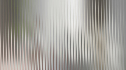 Obraz premium Metallic ribbed texture with vertical lines and soft, diffused lighting