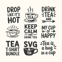 Vector art of collection of nine handdrawn lettering designs featuring catrelated quotes and illustrations, perfect for tshirts, mugs, and gifts