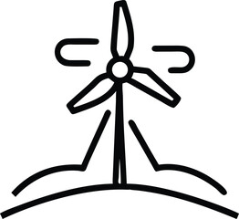 a-line-art-icon green  energy 