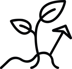 a-line-art-icon green  energy 