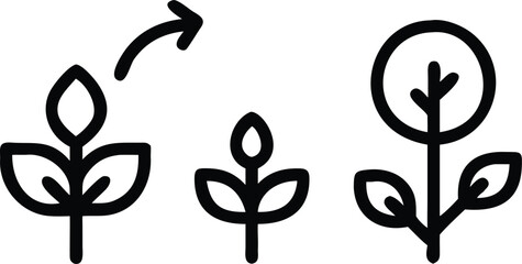 a-line-art-icon green  energy 