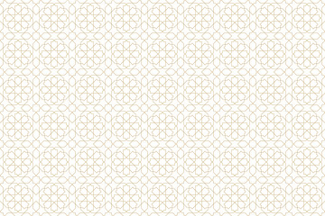 Seamless geometric pattern in authentic arabian style.