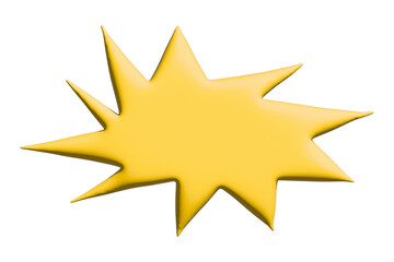 3d speech bubble Blank empty message box Textbox frame for banners, price tags, stickers, design