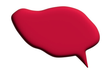 3d speech bubble Blank empty message box Textbox frame for banners, price tags, stickers, design