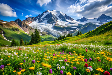 Alpine Mountain Meadow