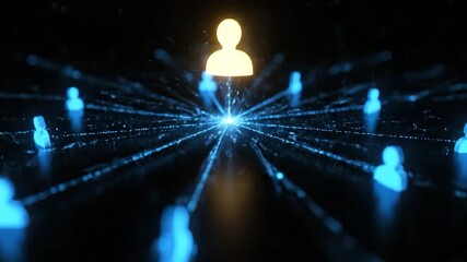 The Power of Connection A Cinematic Animation of a Digital Social Network
