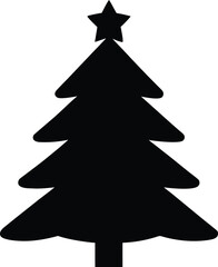 christmas tree on white background