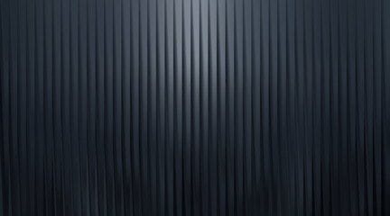 Obraz premium Dark abstract background with vertical ribbed texture and shadow