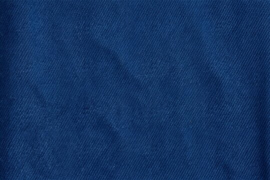 Deep blue denim fabric texture background
