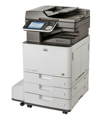 Modern multifunction office printer scanner copier machine digital device