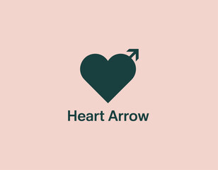 This image depicts a heart with an arrow, symbolizing love and connection, designed simply yet effectively, ideal for expressing romantic emotions and relationships.