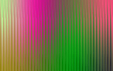Abstract vertical stripes of vibrant pink and green colors creating a textured blurred and colorful background pattern