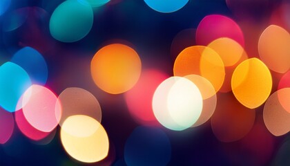 blurred background with colorful bokeh lights for website background banner or header poster or social media post