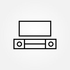 tv cabinet icon symbol illustration vector eps10 logo template design pattern seamless bright minimal design flat design realistic style simple design modern design