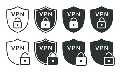 VPN, Private network icon. Illustration vector