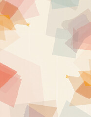 Soft Pastel Gradient Panels with Transparent Fluid Shapes and Elegant Minimal Abstract Layers
