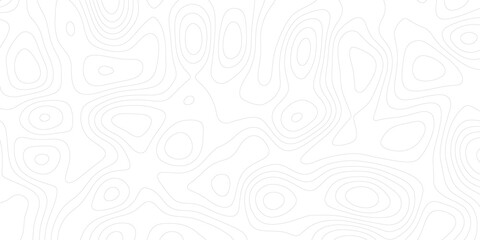 White wave paper curved reliefs abstract background, Abstract topographic contours map background