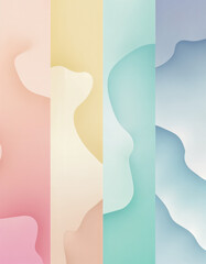Pastel Folded Stripe Abstract Gradient Background
