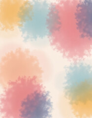 Layered Pastel Folded Paper Abstract Background
